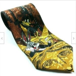 Looney Tunes New York City Bugs Bunny Daffy Tie